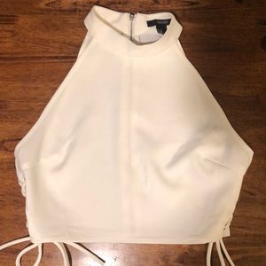 Forever 21 cream crop top